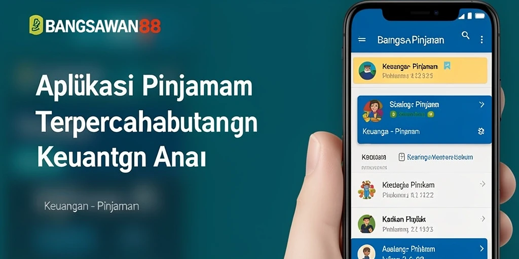 Tampilan antarmuka aplikasi BANGSAWAN88 untuk pengajuan pinjaman.