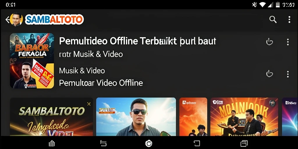 Antarmuka SAMBALTOTO yang intuitif untuk Pemutar Video Offline.