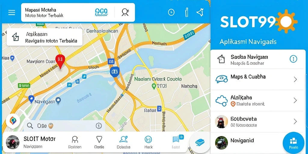 Antarmuka sederhana dan informatif dari SLOT99 untuk Navigasi Motor.