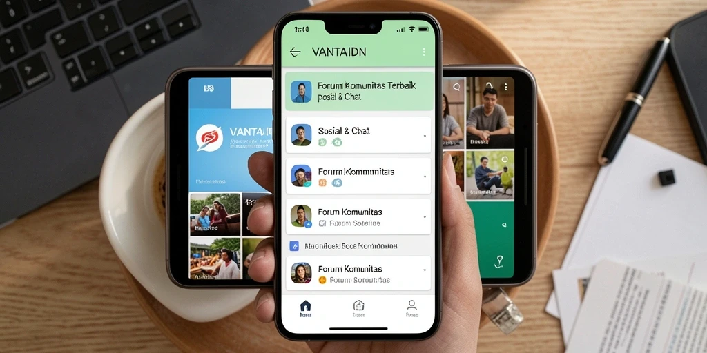 Tampilan antarmuka VANTAIDN yang intuitif dan mudah digunakan.